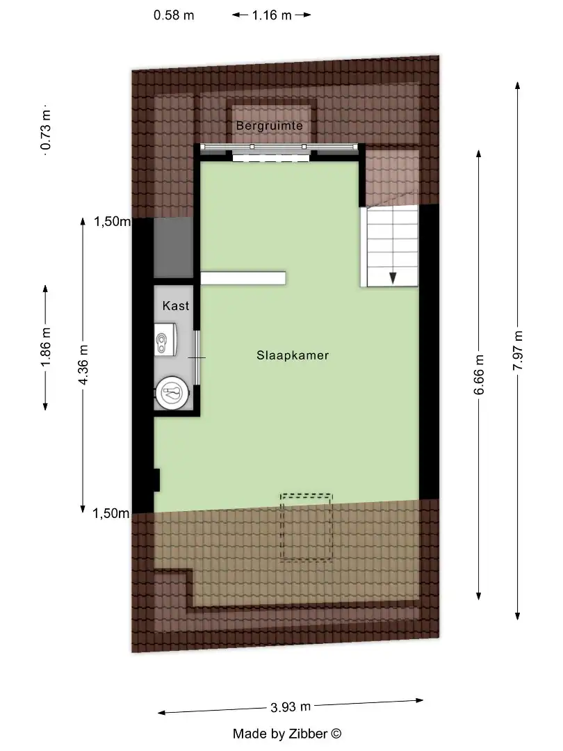 Woning met 2 ruime slaapkamers, 2 badkamers en buitenruimte in Kessel-Lo! – EPC 293 kWh/m² - bewoonbare opp. 100 m² foto 28