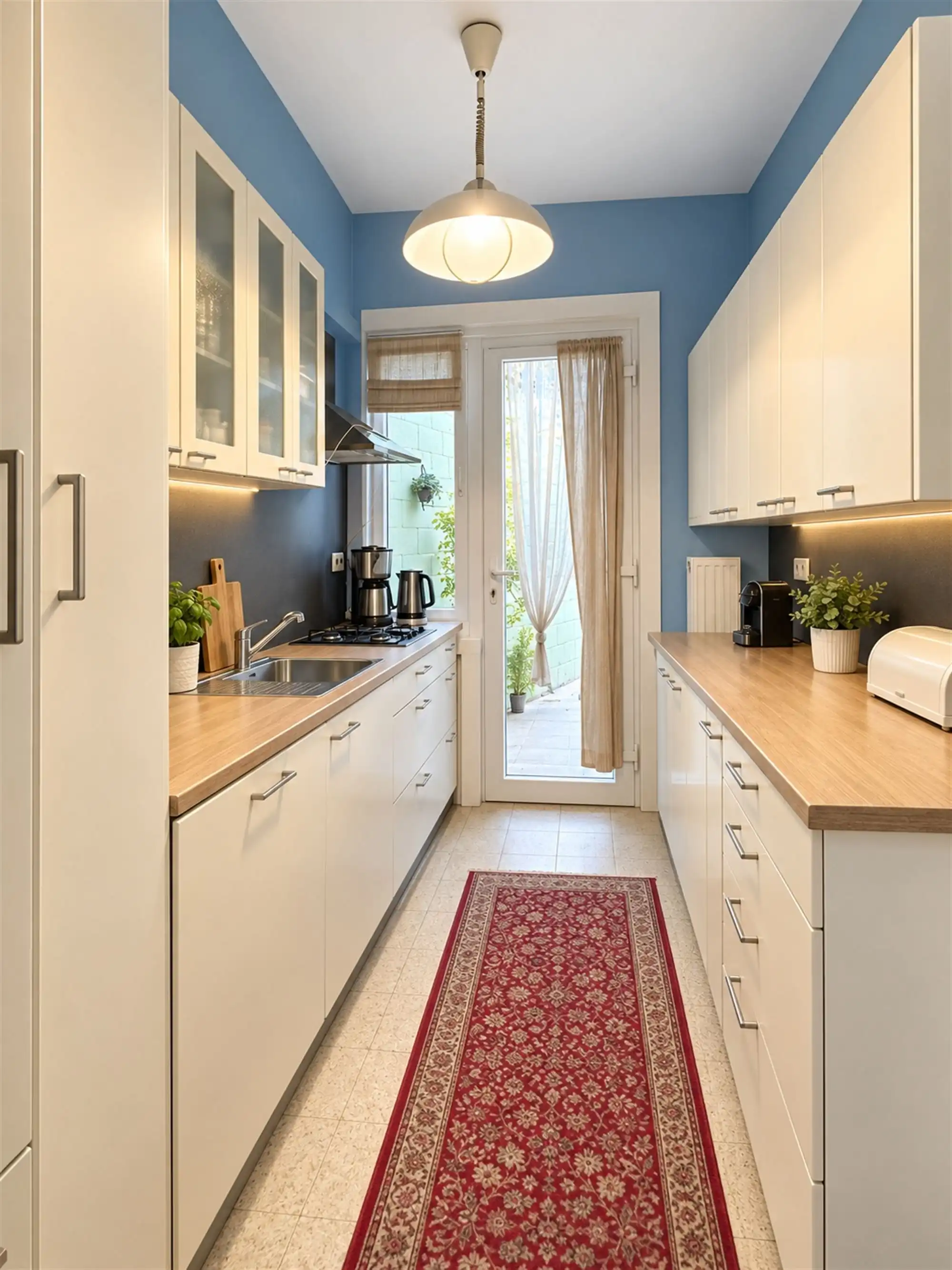 Gelijkvloers appartement met 2 slpk, garage en tuintje foto 6