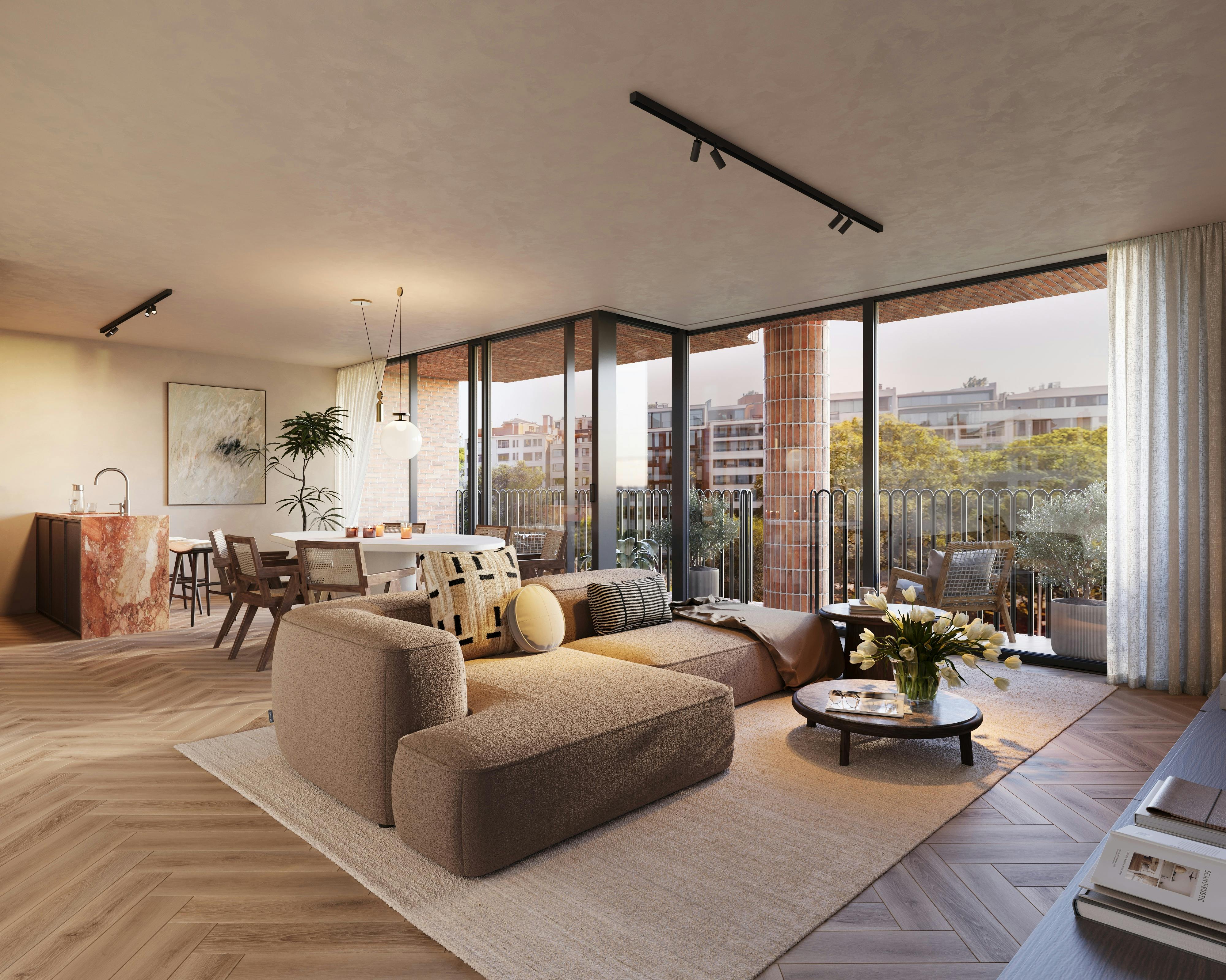 Once in a lifetime penthouse te koop langs Zuidpark te Gent foto 3