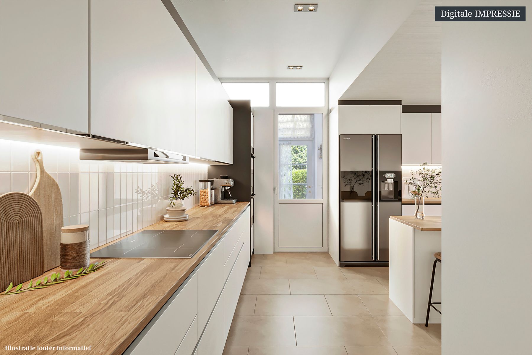Karaktervolle, te renoveren woning, tuin en grote garage foto 10