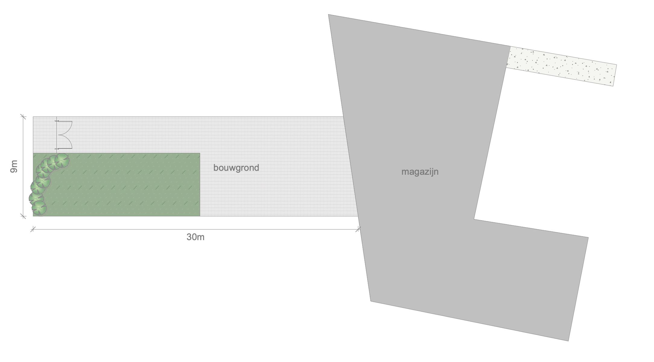 Bouwgrond van 270m² voor HOB met aanpalend magazijn (379m²) foto 19