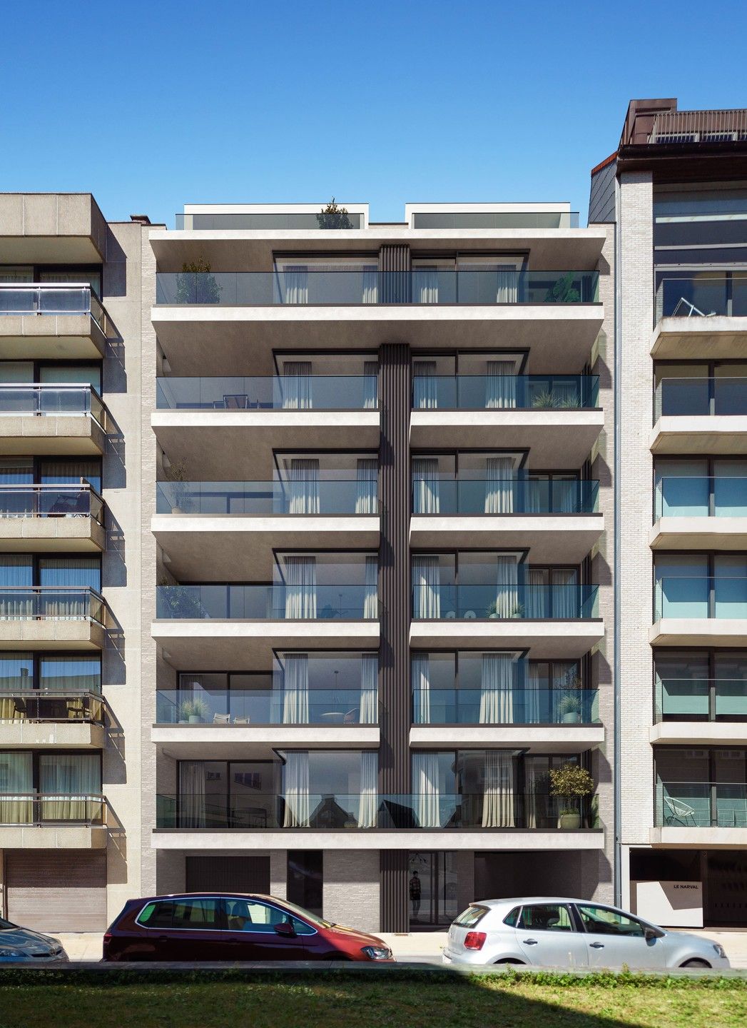 Zuidgericht en zonovergoten nieuwbouwappartement met uitzicht over Duinbergen foto 3