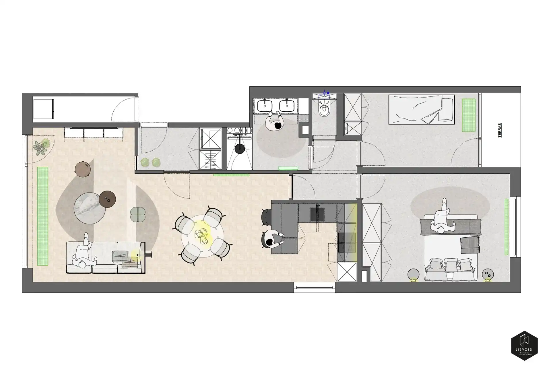 Instapklaar, 2-slaapkamerappartement vlakbij Antwerpen foto 12