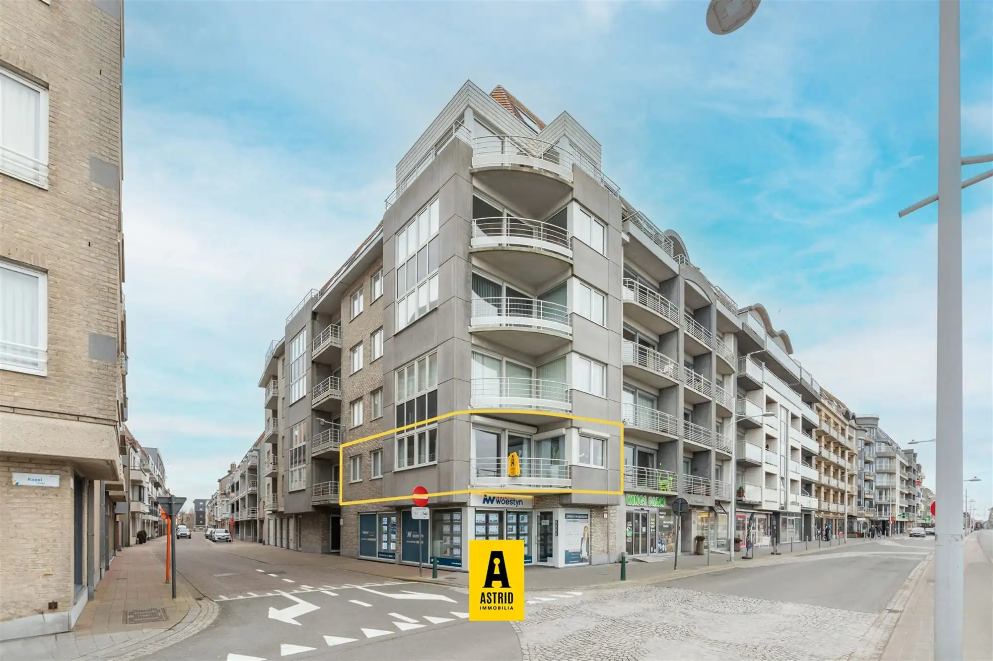 Schitterend hoekappartement op toplocatie! foto {{pictureIndex}}