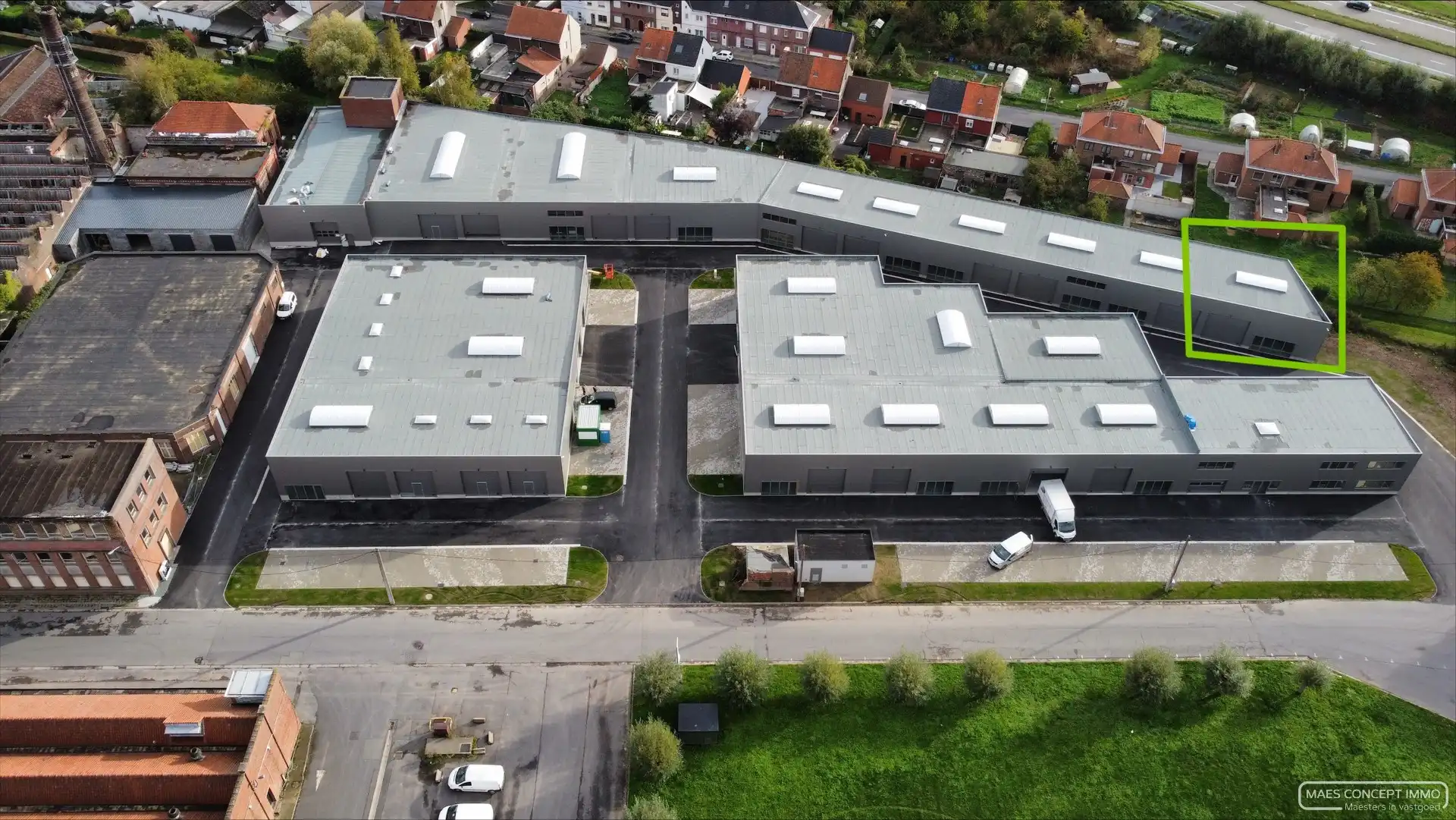 Nieuwbouw atelier te huur van 150m²  in nieuw industriepark Moeskroen foto 5