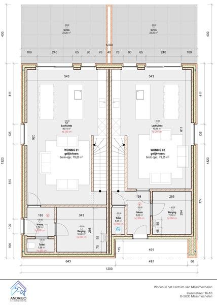 Project AHM te Maasmechelen: 2 BEN-woningen in half open bebouwing foto 11