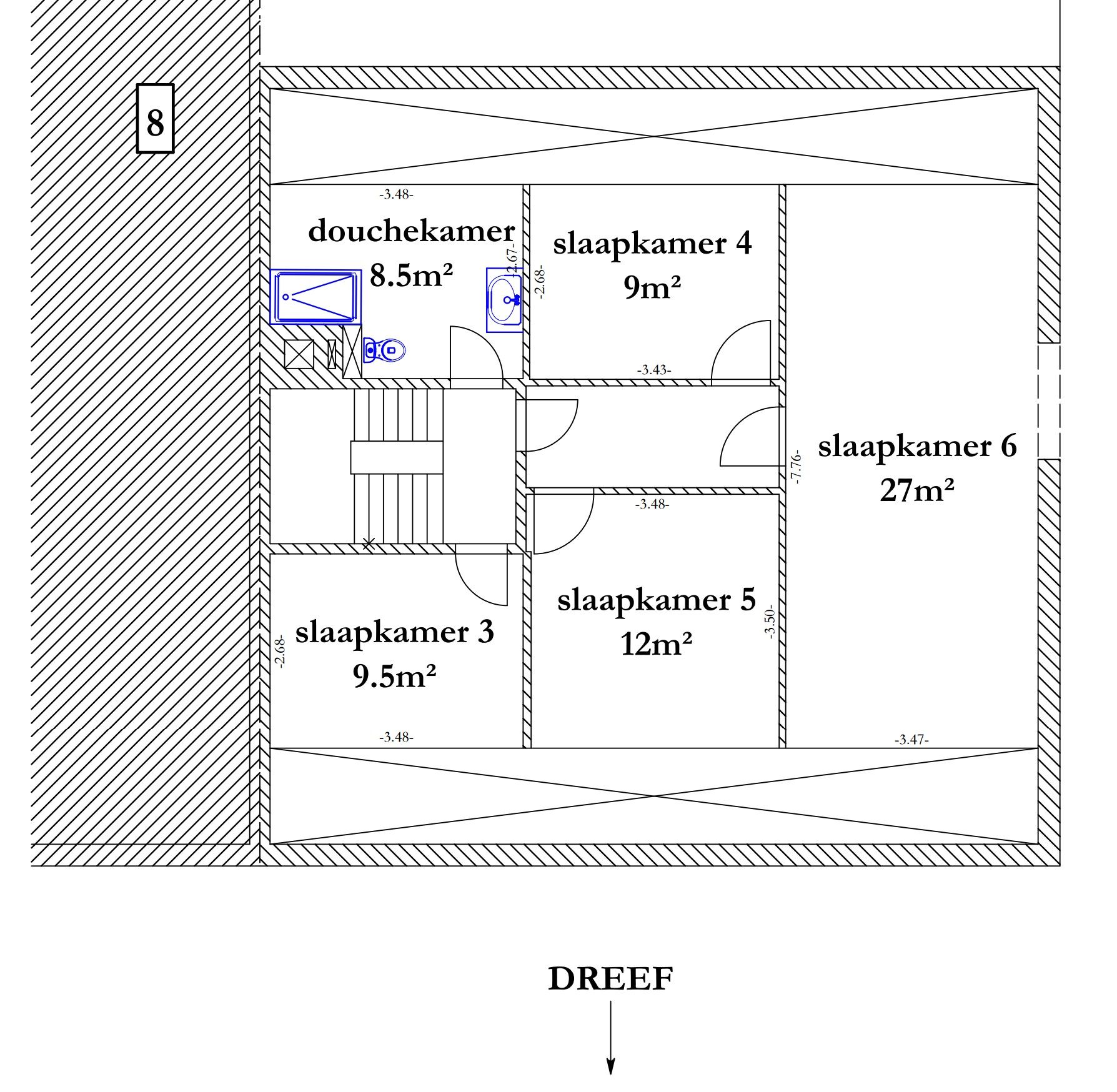 Ruim duplexappartement met 6 slaapkamers foto 2