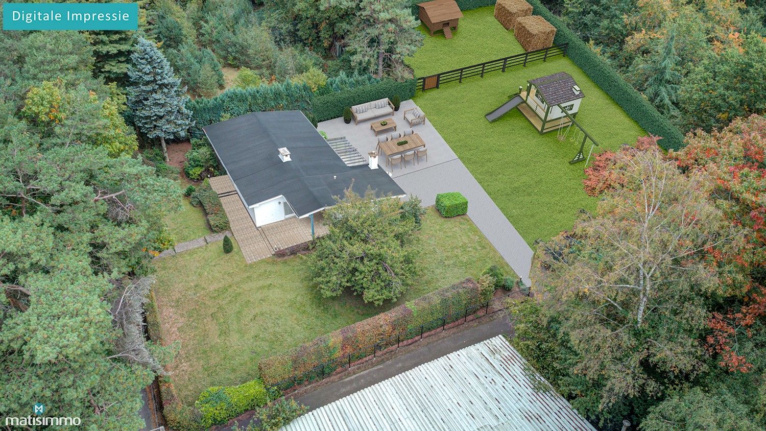 ZEER RUIME BUNGALOW MET ZUIDOOSTELIJK GEORIENTEERDE TUIN (25 ARE) IN RUSTIGE GROENE OMGEVING TE ZUTENDAAL foto 2