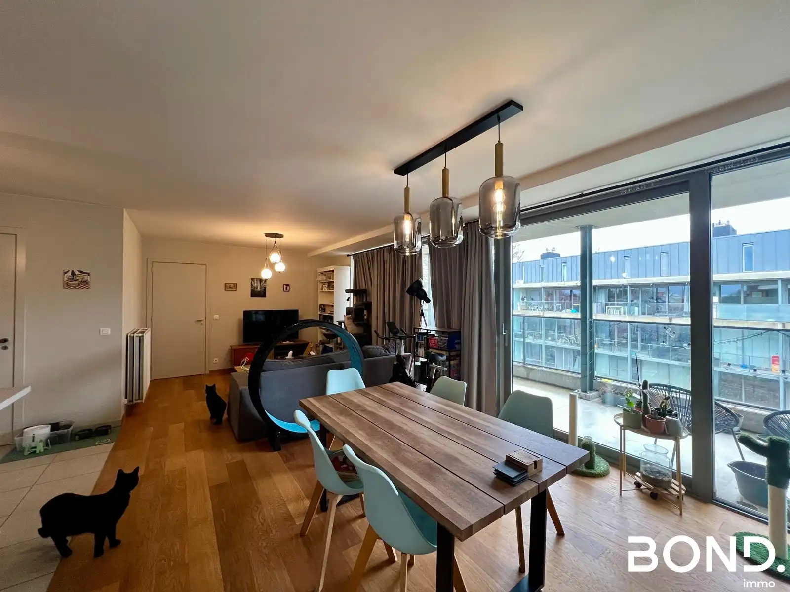 Ruim twee slaapkamer appartement te huur in Herent foto 3