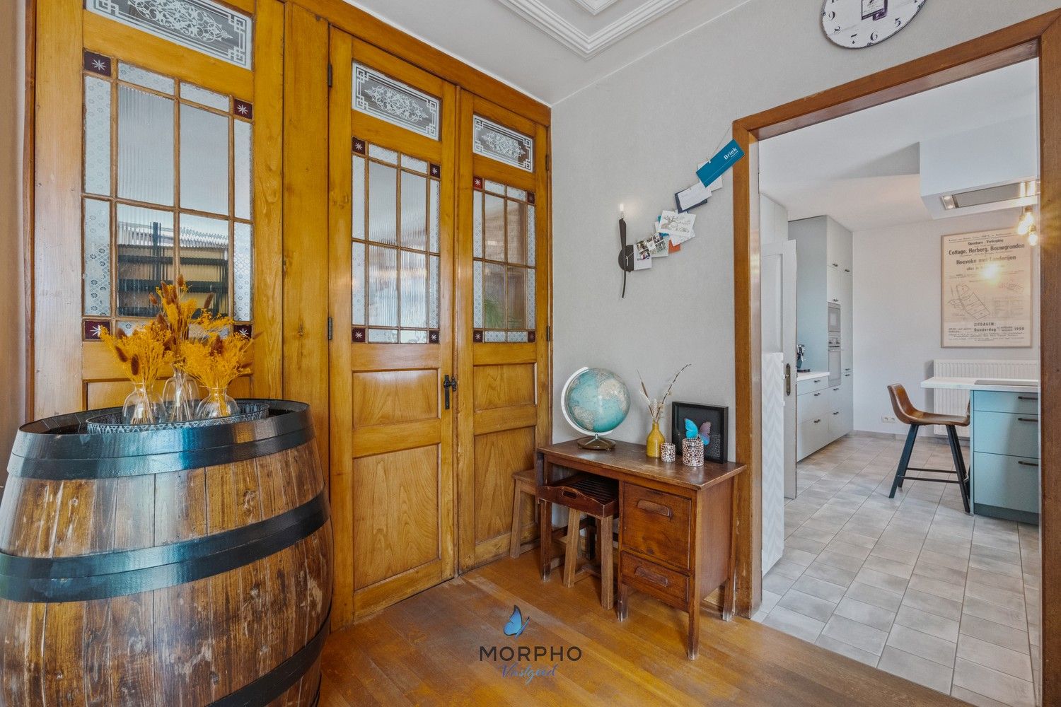 Charmante hoekwoning met karakter en historische uitstraling in hartje Ruddervoorde foto 8
