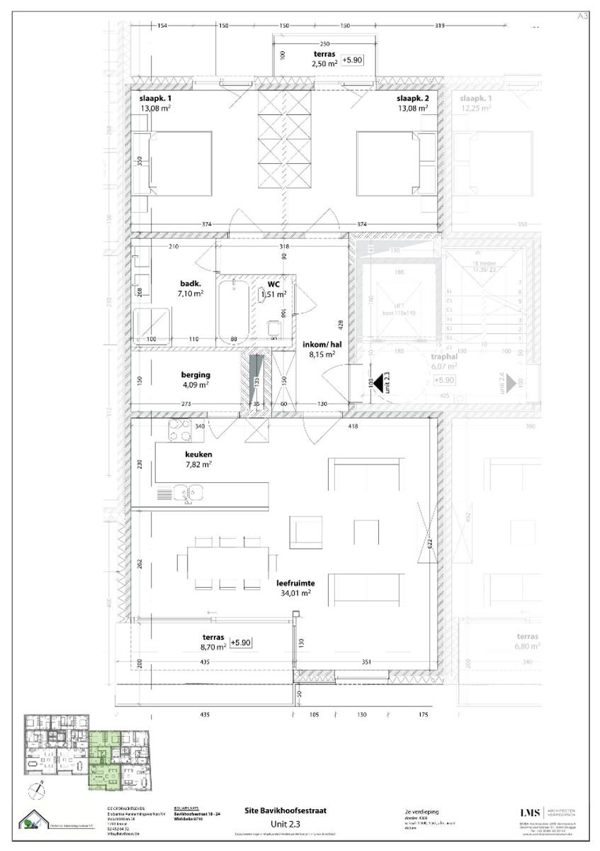 Appartement te koop Bavikhoofsestraat 18 24/2.3. - 8710 Ooigem