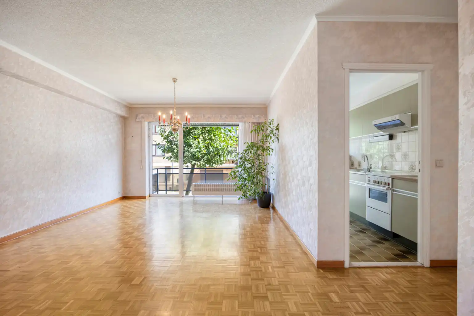 Tweekamerappartement met garage in Zellik foto 4