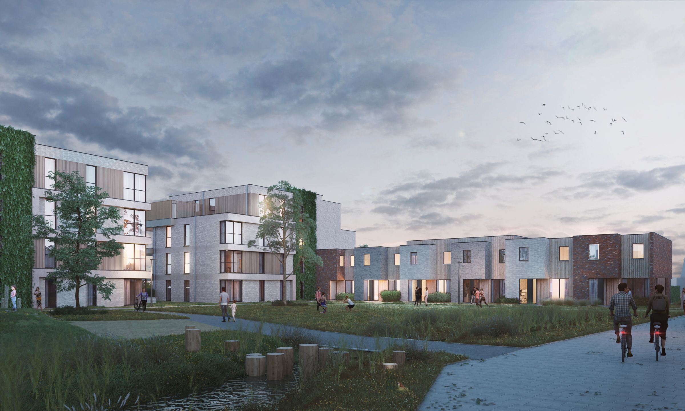 Woningen met 3 slpk, parking, bijgebouw en west tuin foto {{pictureIndex}}