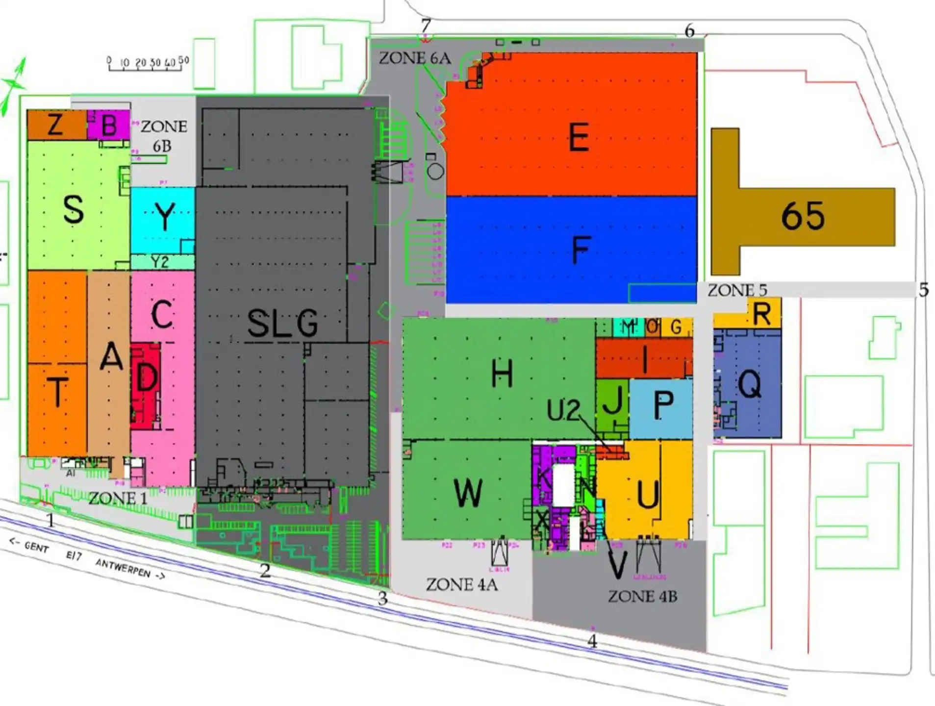 TE HUUR Semi-industriële site op steenworp van E17 S-Niklaas foto 8