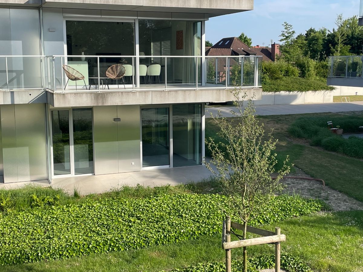 Twee-slaapkamer GELIJKVLOERS nieuwbouw hoekappartement + terras foto 3
