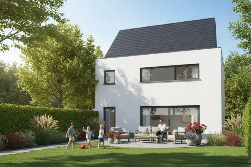 Nieuw te bouwen halfopen woning te Roeselare. foto 2