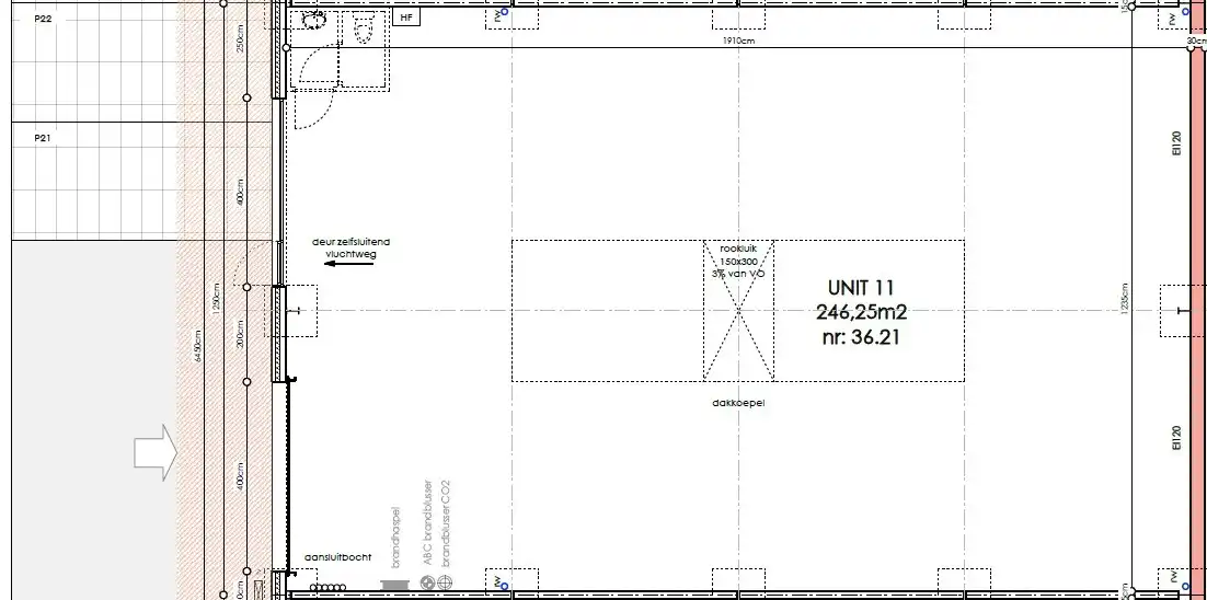 Loods te koop – 246 m² met 2 parkeerplaatsen inbegrepen op de industriezone te Ichtegem foto 8