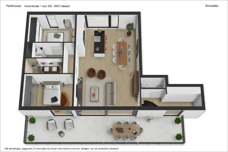 NIEUWBOUW PENTHOUSE MET RIANT TERRAS foto 24
