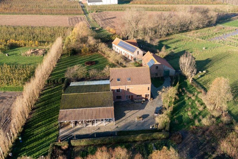 Kortemark: Een exclusief gelegen landgoed te midden van uitgestrekte landerijen op 4 hectare, met bijgebouwen en weideland. Een potentieel paradijs voor paardenliefhebbers of een toeristische onderneming. Een unieke kans! foto 25