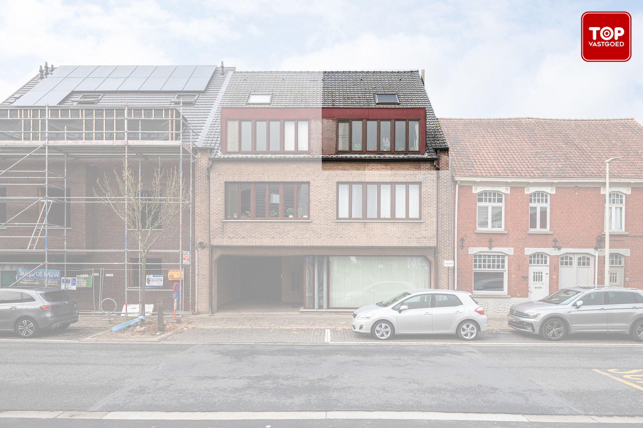 Instapklaar duplexappartement met 2 slaapkamers en garage in centrum Sleidinge foto 2