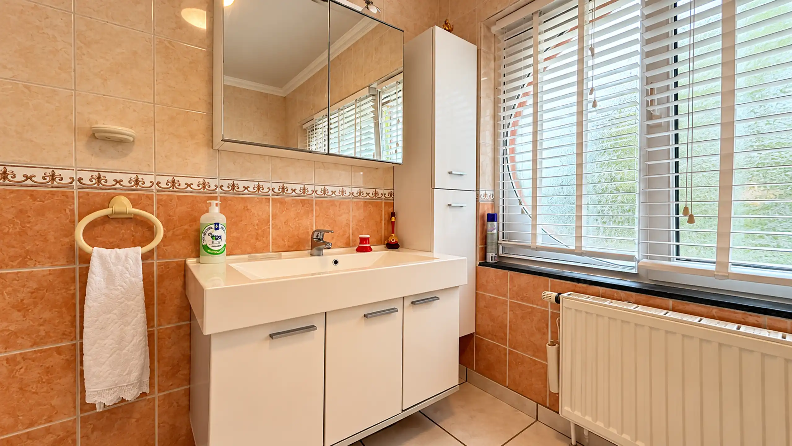 Instapklare halfopen bebouwing met zonnige tuin en garagebox foto 27