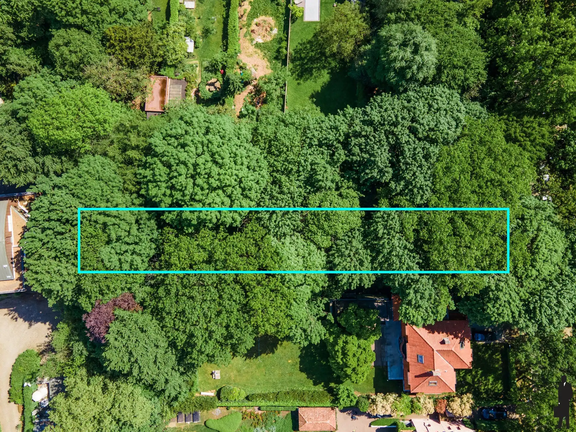 Exclusieve bouwgrond voor HOB in een groene oase te Mortsel foto 2