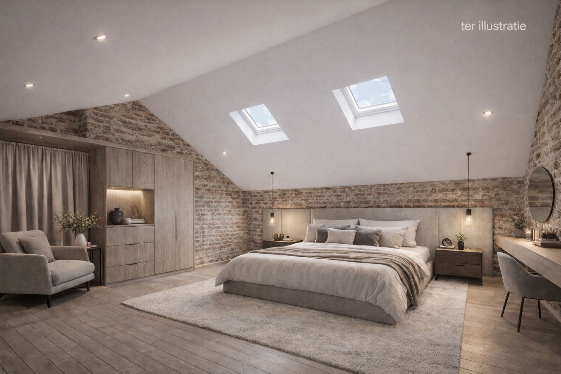 Deels gerenoveerde woning met stadstuin in hartje Ninove foto 15