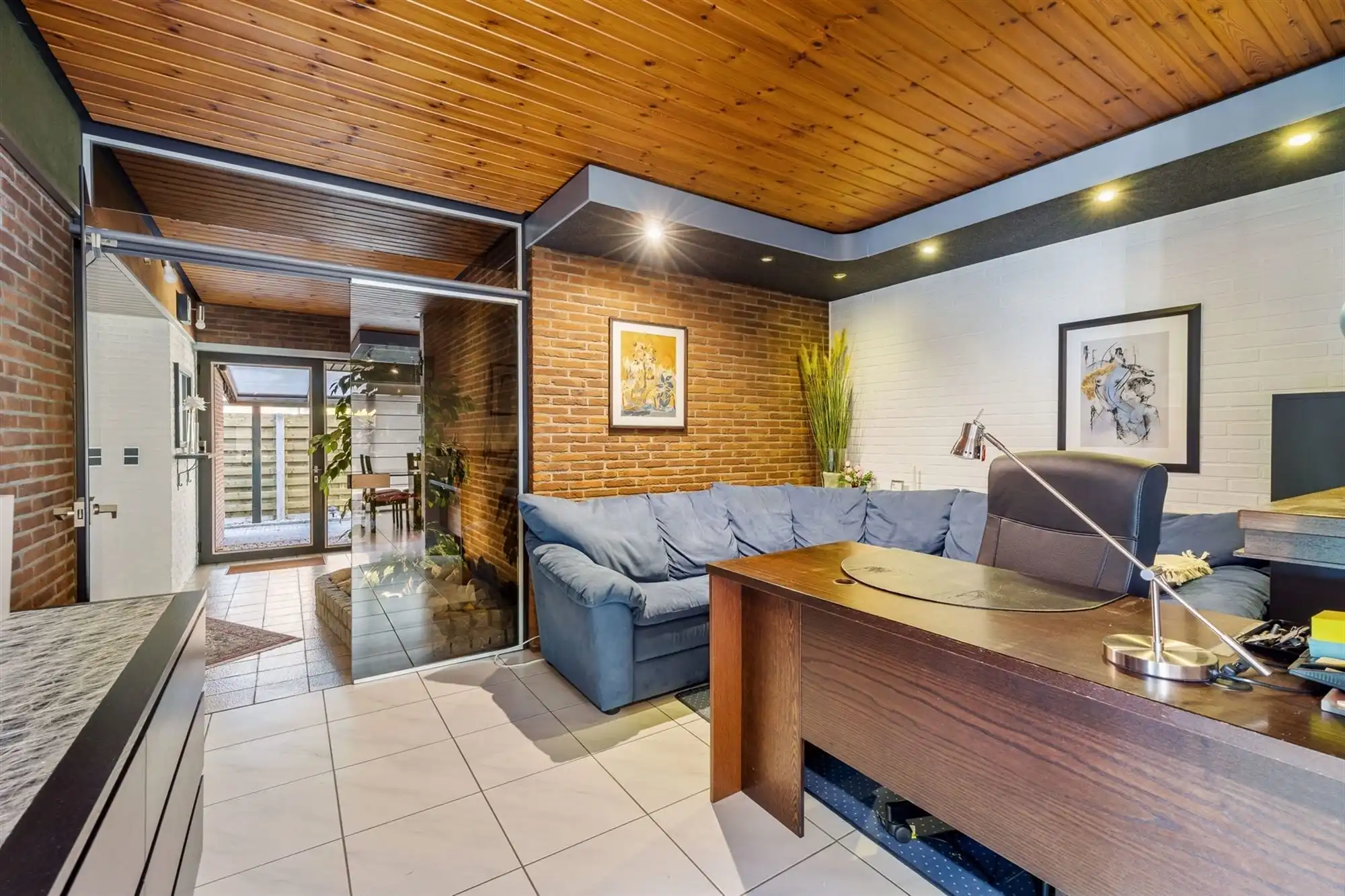 HEEL GOED ONDERHOUDEN WONING MET 3 SLAAPKAMERS UITERST RUSTIG GELEGEN OP EEN PERCEEL VAN 14A TE HEPPEN foto 7