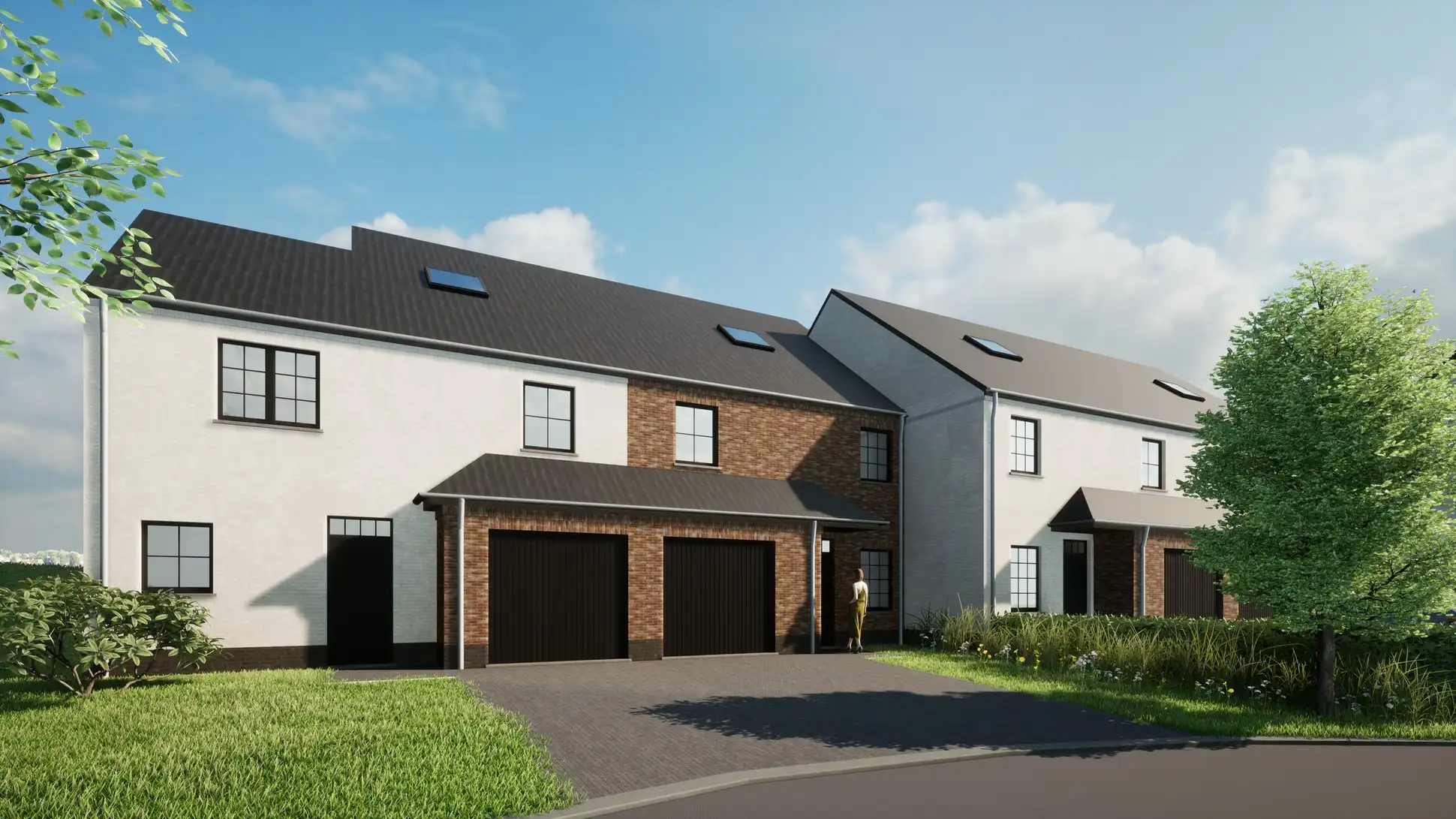 Halfopen nieuwbouw woning te koop in Vosseslag - De Haan. foto 2