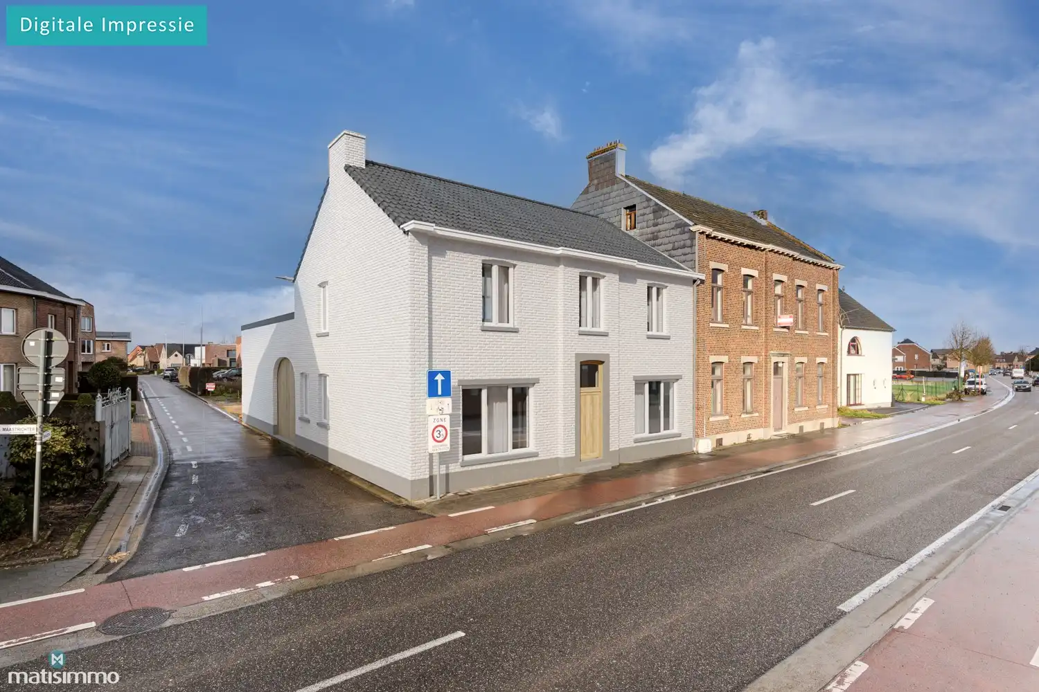 VERDER AF TE WERKEN HOEKWONING MET BINNENKOER EN GARAGE TE MOPERTINGEN foto {{pictureIndex}}