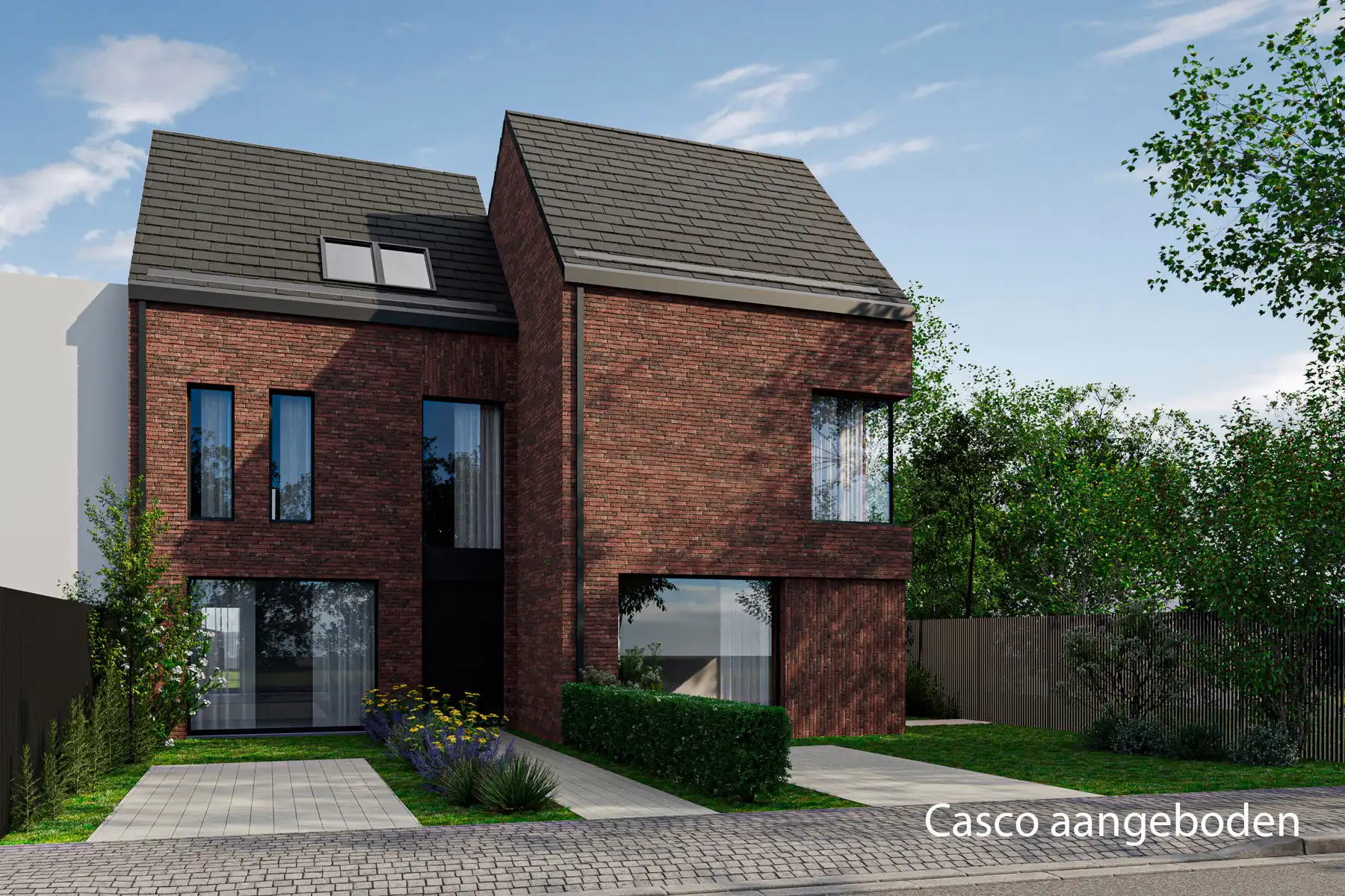 Ruime casco nieuwbouwwoning met 3 slaapkamers, bureau, tuin en parking te koop in Wuustwezel. Moderne en energiezuinige woning met vrije afwerking. foto 2