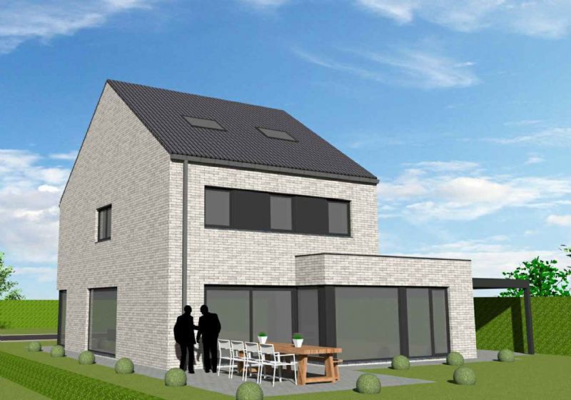 Nieuw te bouwen alleenstaande woning te Oostrozebeke. foto 2