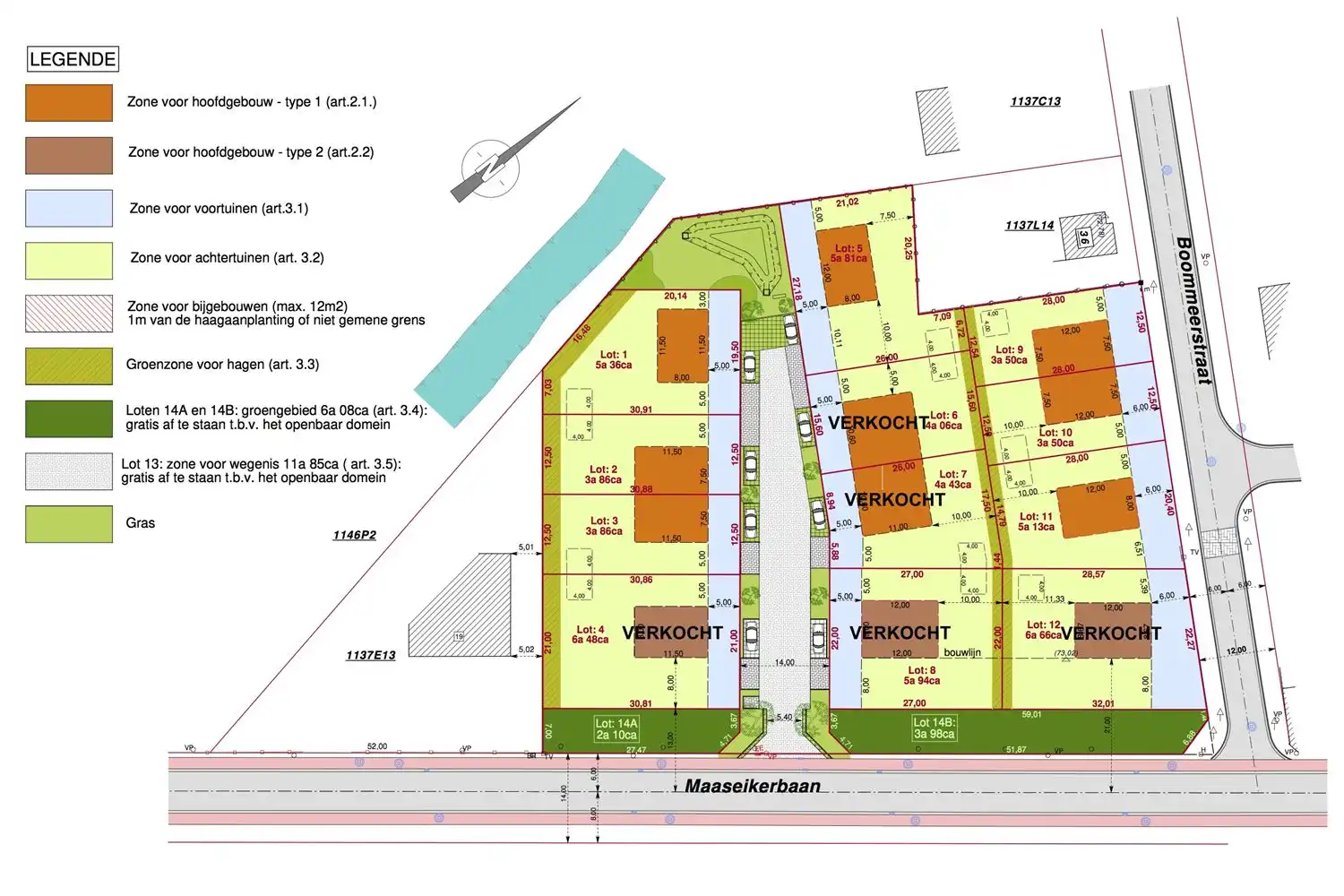 Genk, Zuster Berthastraat 8 , mooi gelegen perceel van 5a 81ca voor open bebouwing. foto 2