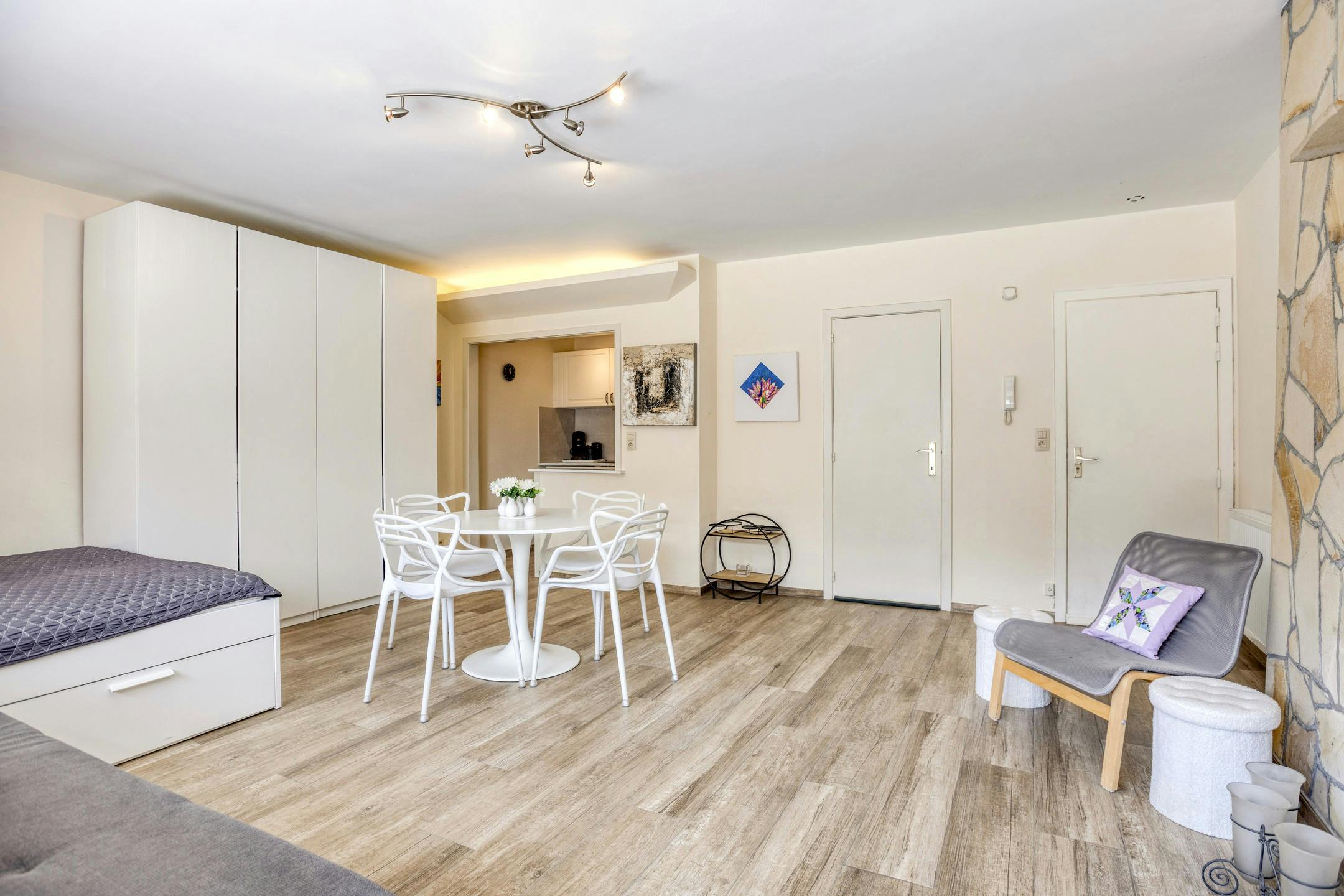 Volledig gerenoveerde studio (43m²) met zonneterras (55m²) foto 3