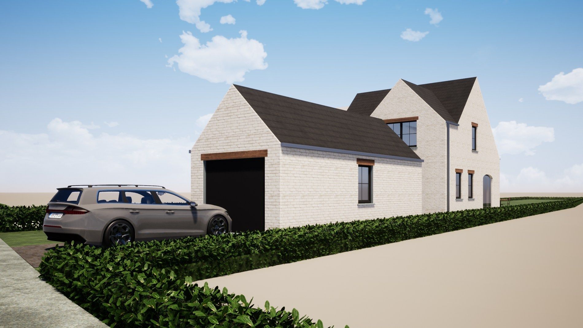 Ruime nieuwbouwwoning in landelijke setting te Kortemark foto 2