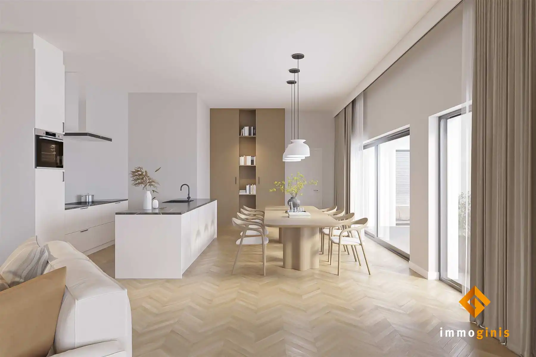 PENTHOUSE (derde verdieping) met 3 slaapkamers en terras van 32,57m²!  foto 6