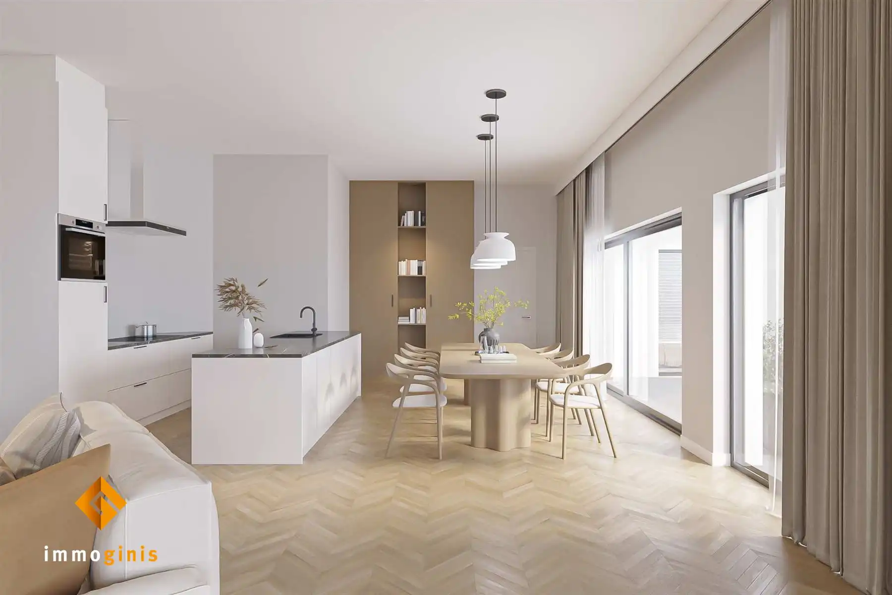 PENTHOUSE (derde verdieping) met 3 slaapkamers en terras van 32,57m²!  foto 6