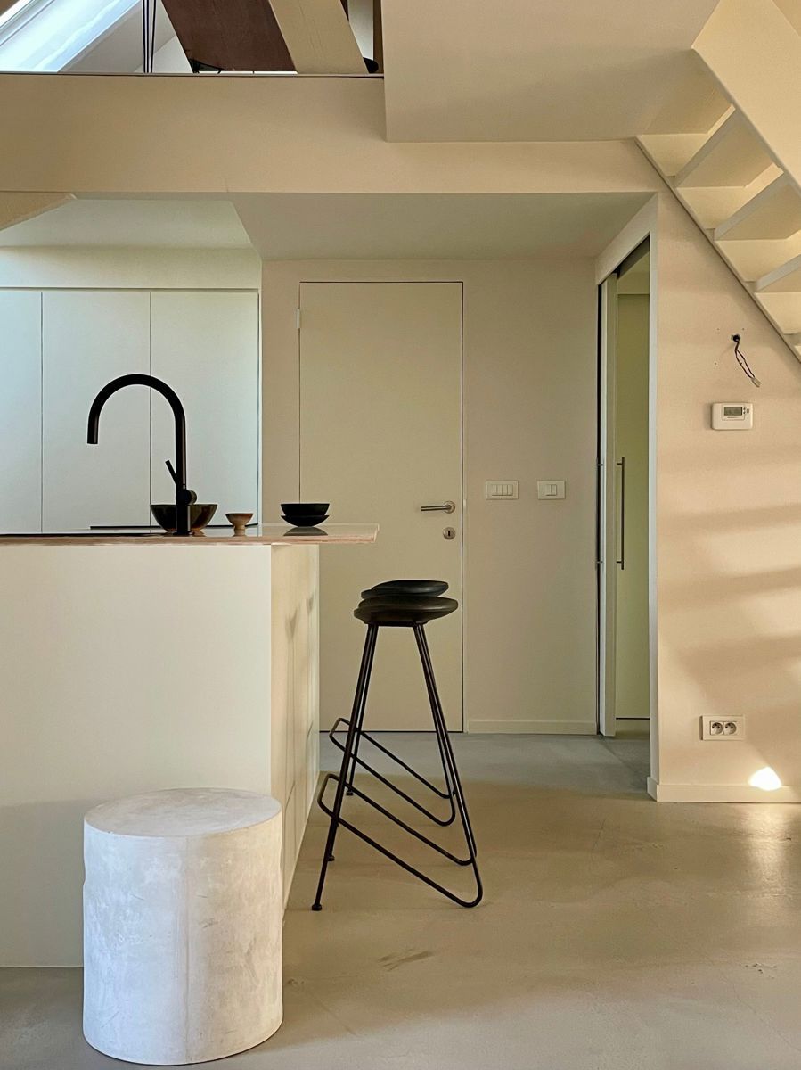 Hip, gemeubeld dakappartement met zicht over Gent foto 2
