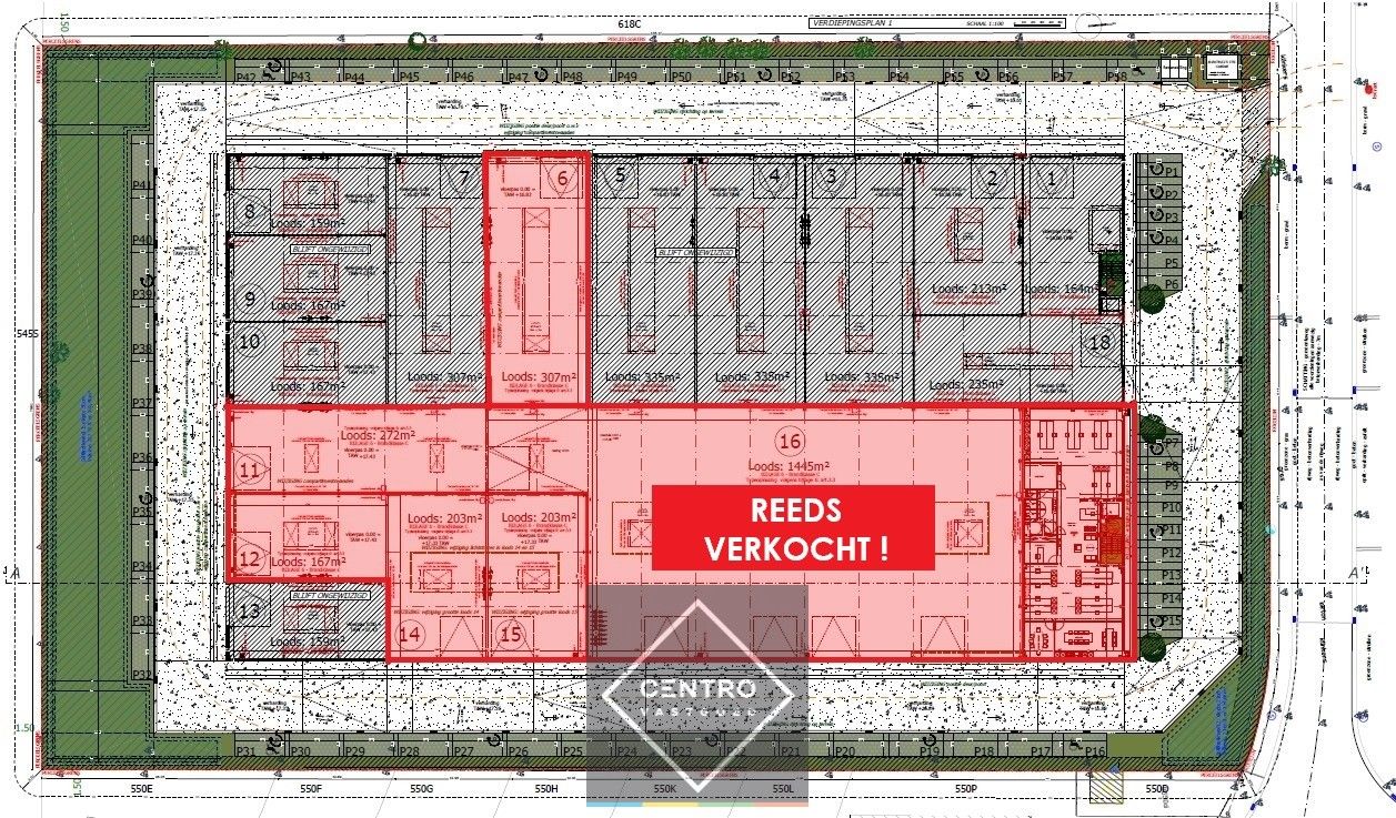 NB MAGAZIJN (307m²) inclusief 2 private PARKINGS voor de deur op industriezone te Zedelgem foto 8