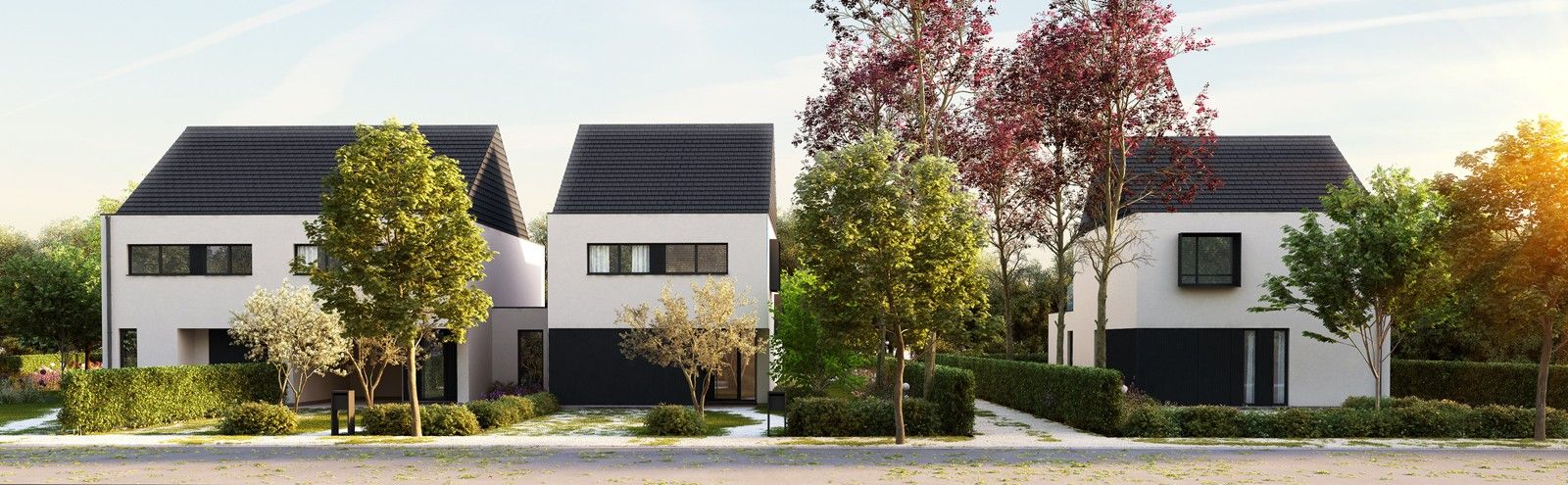 Moderne bijna energie neutrale nieuwbouw  met drie ruime slaapkamers, groene tuin en garage foto 3