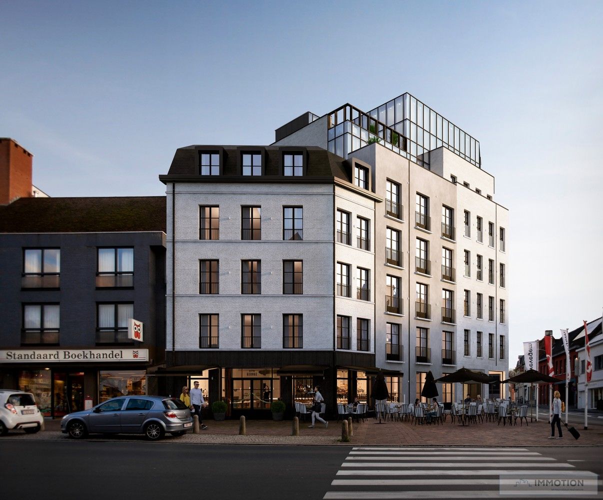 Appartement met 2 slaap- en 2 badkamers op de derde verdieping foto 1