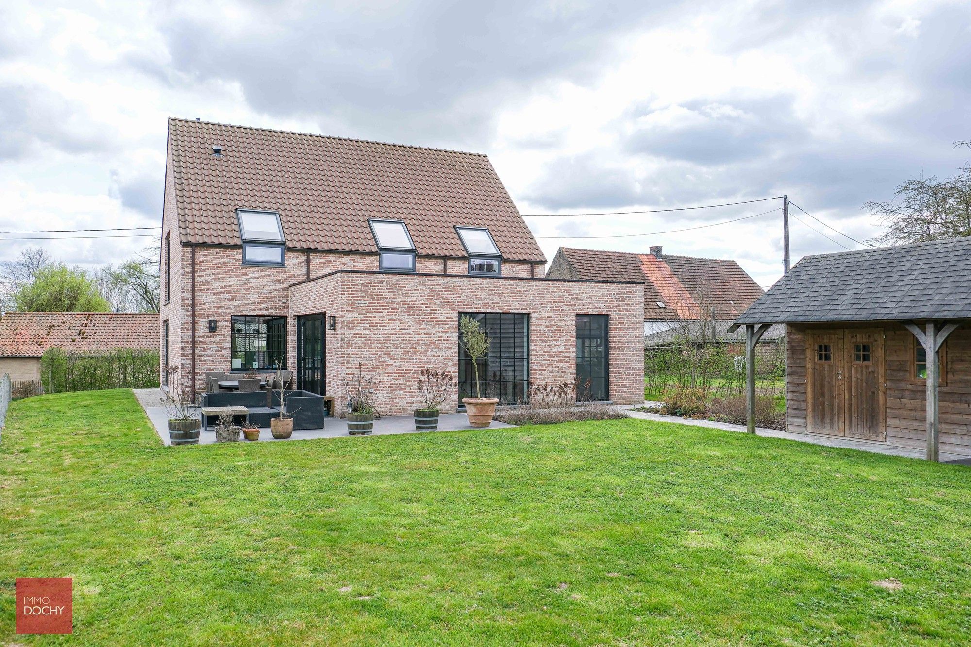 Recent gebouwde villa met prachtig landelijk zicht nabij centrum Wannegem foto 8