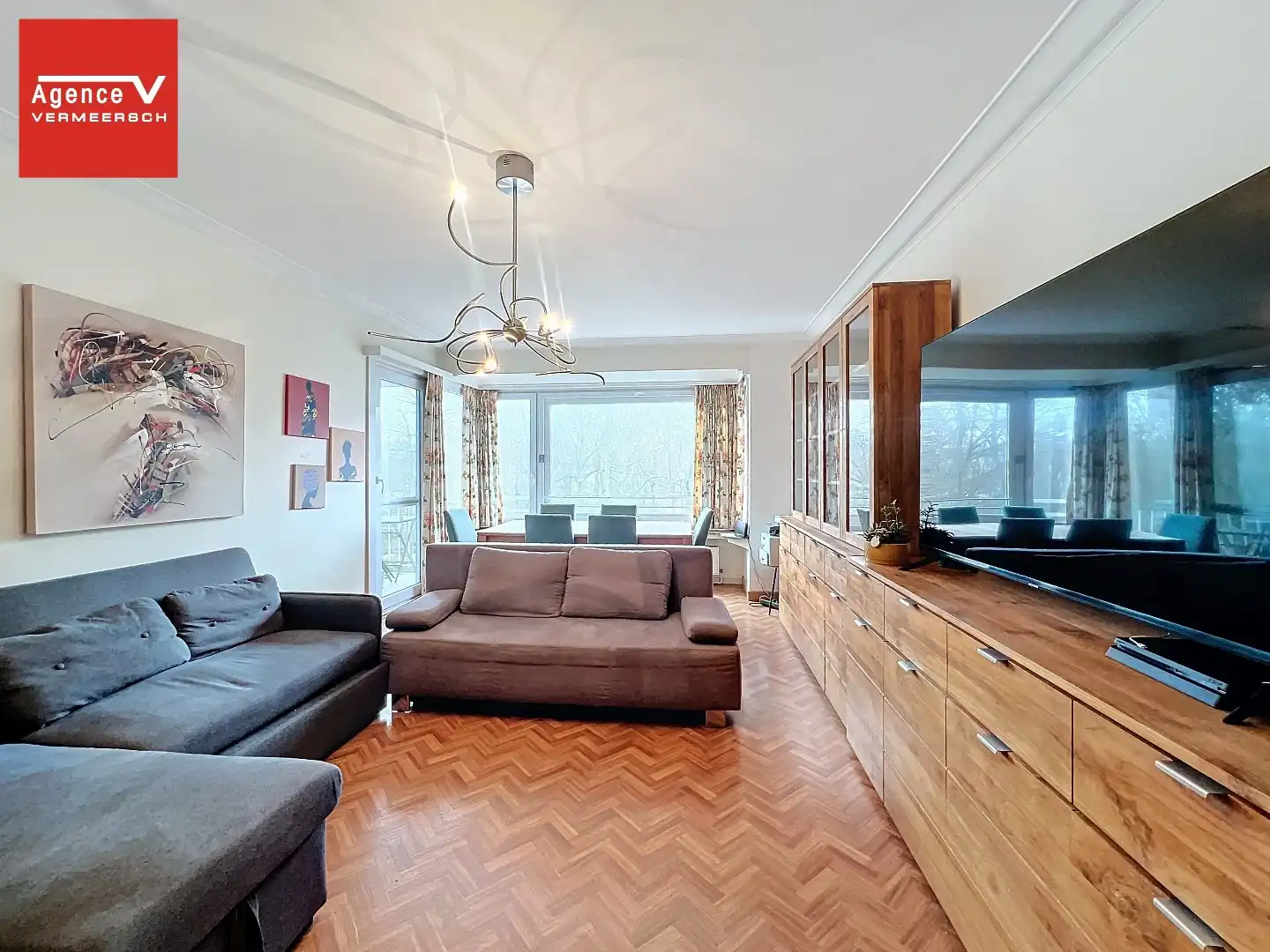 Gunstig gelegen 2-slkr appartement met parkzicht - gemeubileerd.  foto 6