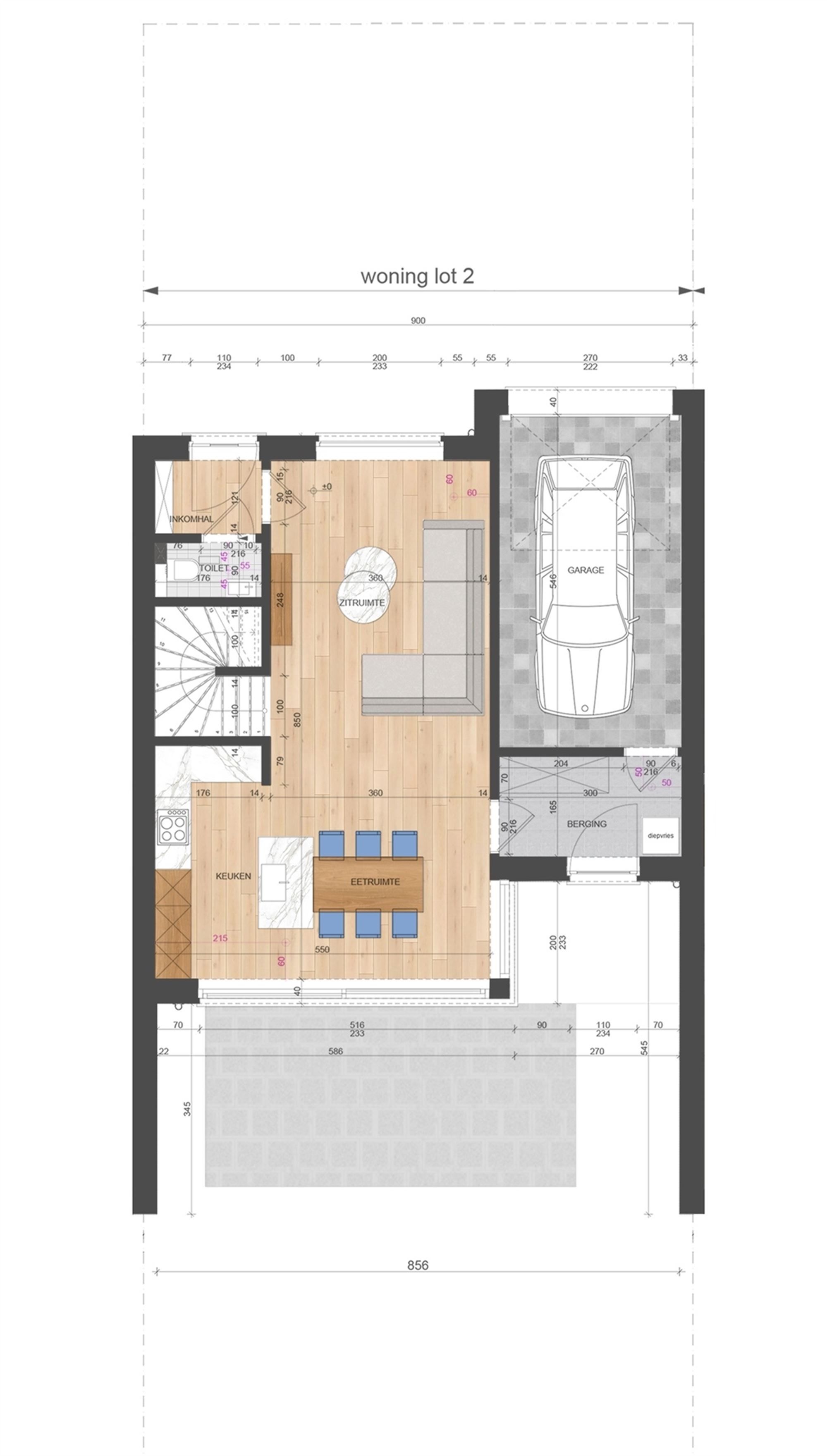 NIEUWBOUWWONING MET 3 SLAAPKAMERS UITERST CENTRAAL DOCH RUSTIG GELEGEN TE ZONHOVEN foto 5