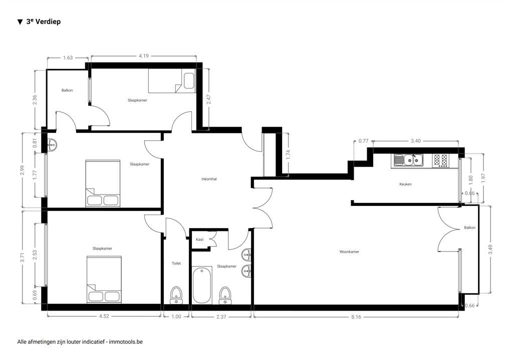 Ruim, lichtrijk appartement aan Rivierenhof foto 16