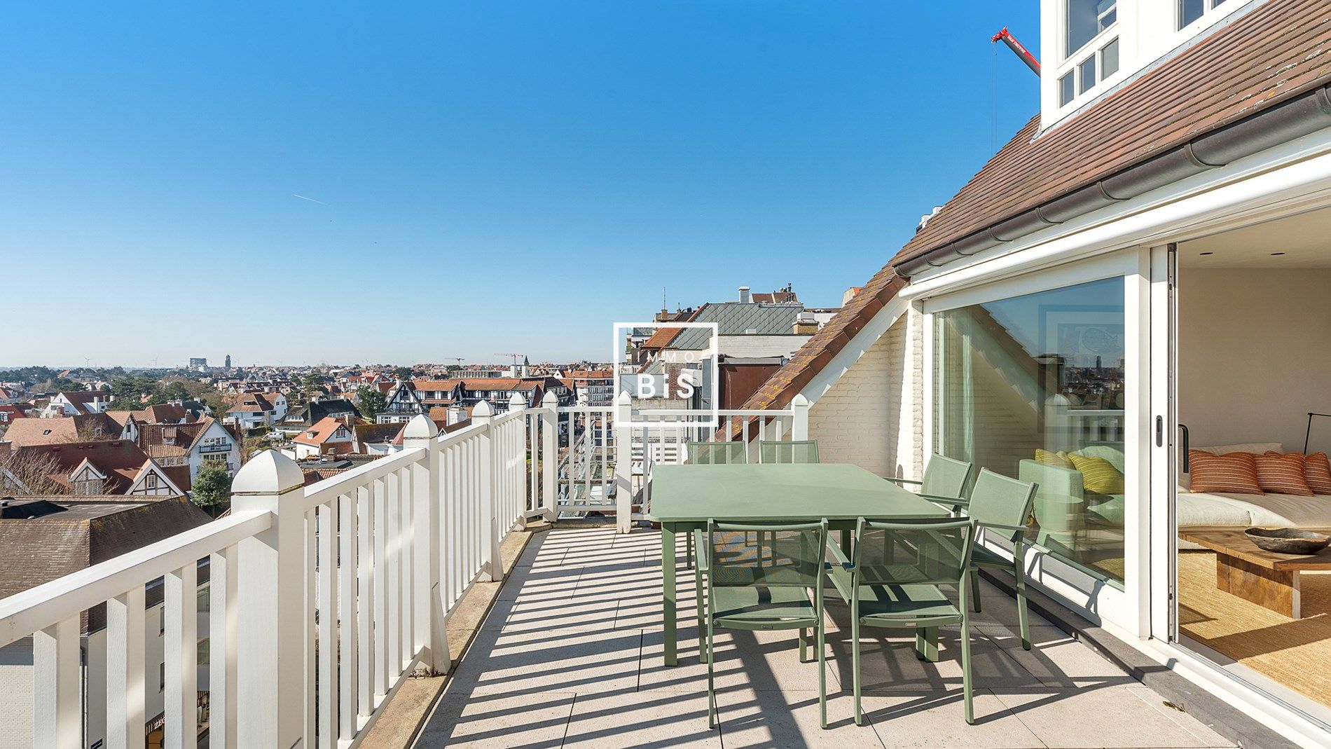 Luxe penthouse met magnifiek zonneterras en uniek uitzicht over het Zoute foto 2