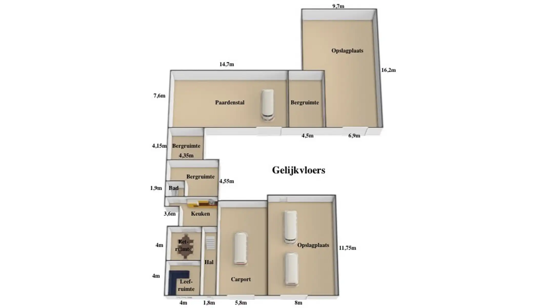 Indrukwekkende vierkantshoeve! foto 2