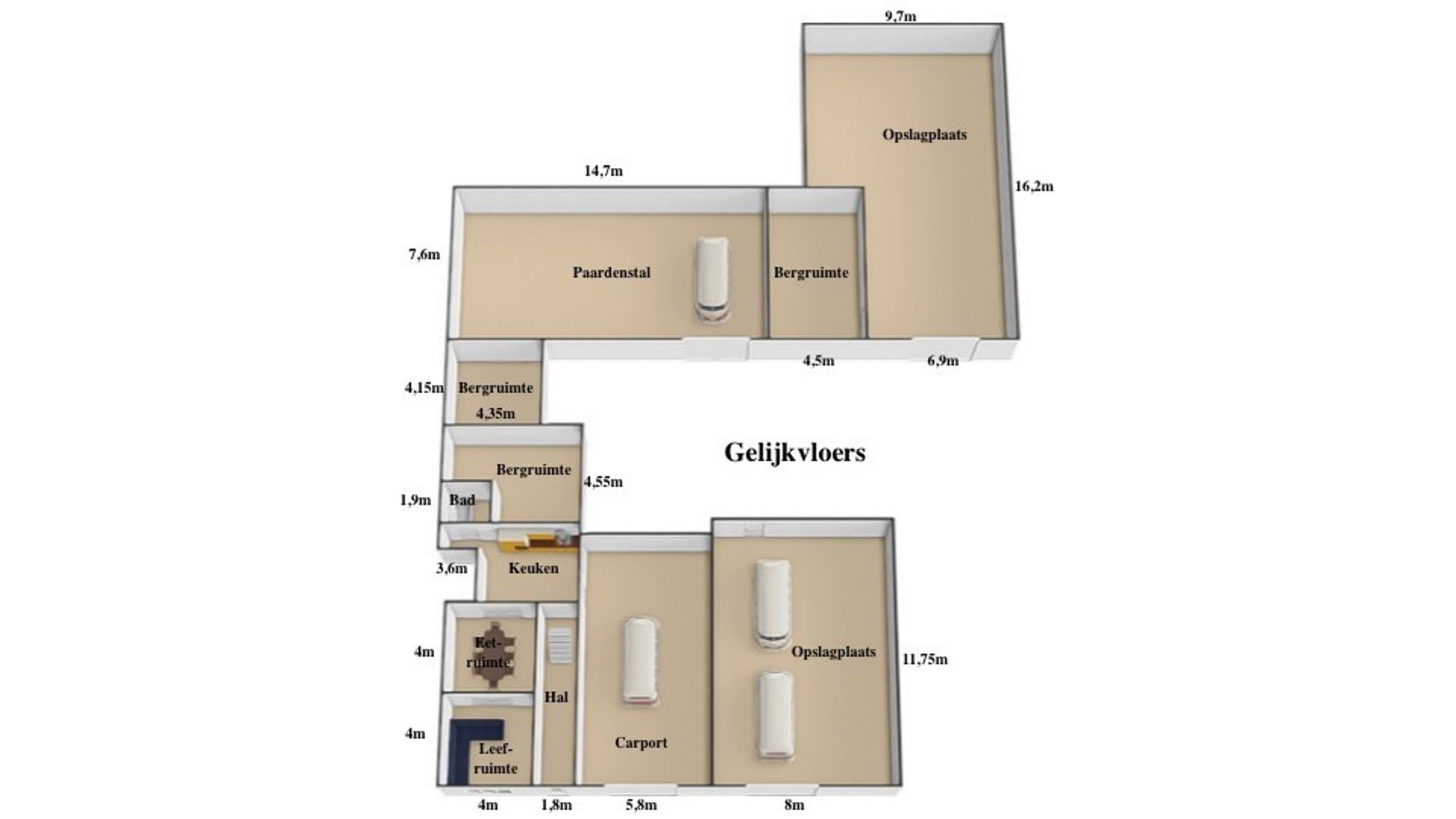Indrukwekkende vierkantshoeve! foto 2