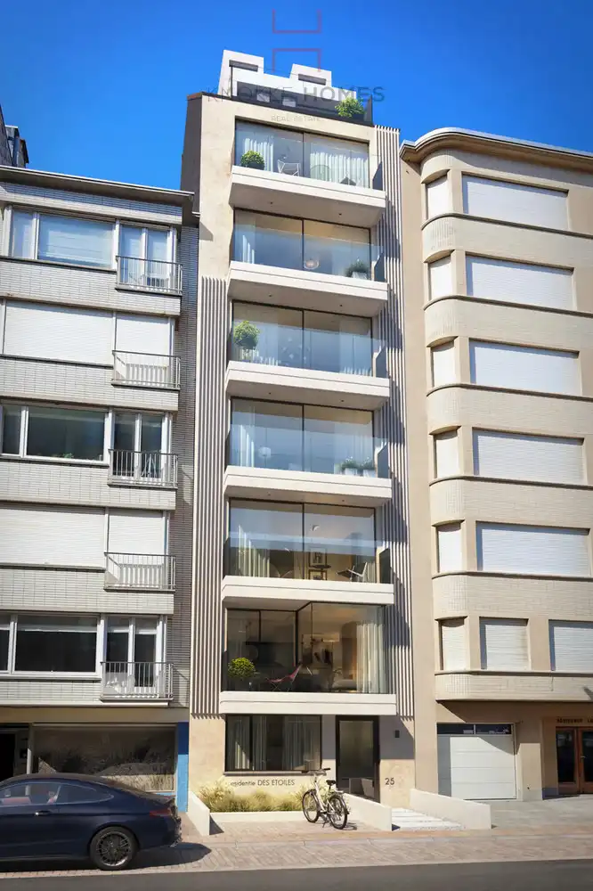 Nieuwbouwappartement met breed zijdelings zeezicht aan het Albertstrand! foto 3