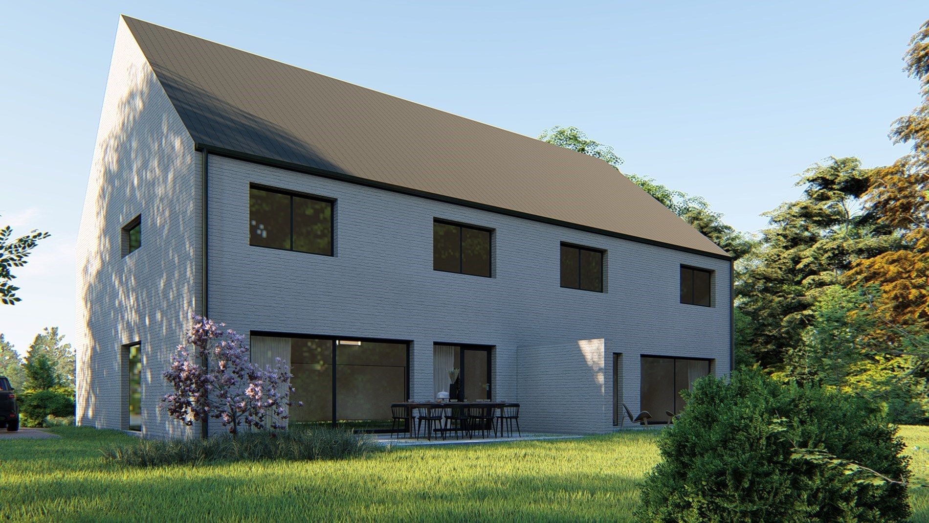  2 casco villawoningen met prachtig uitzicht en veel potentieel in Beervelde foto 14